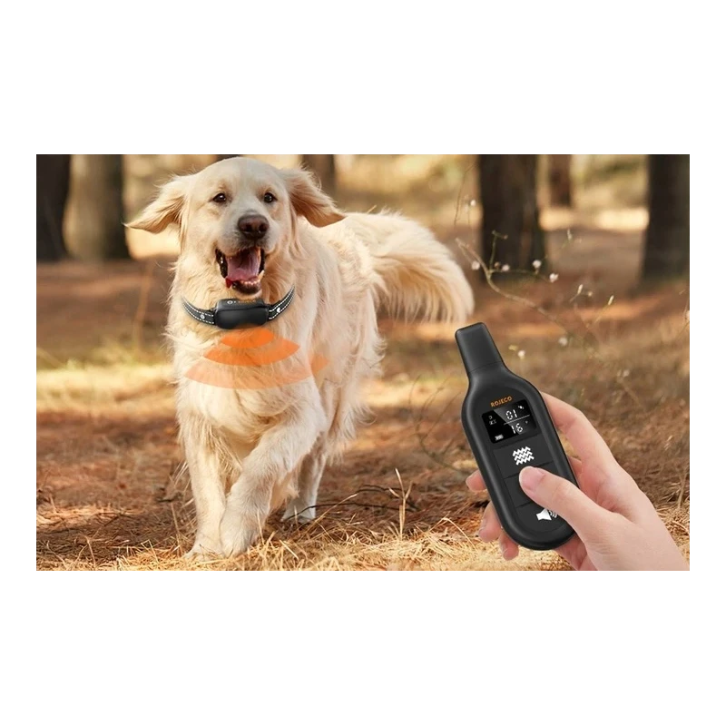 Zestaw obroży antyszczekowych z pilotem Rojeco PD521 1000m (czarny)