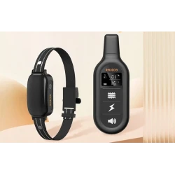 Rojeco PD521 Zestaw obroży antyszczekowych z pilotem 1000m (czarny)