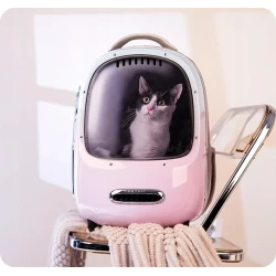 PetKit Breezy 2.0 komfortowy plecak podróżny dla zwierząt (Różowy)