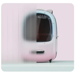 PetKit Breezy 2.0 komfortowy plecak podróżny dla zwierząt (Różowy)