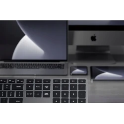 Satechi Slim X3 klawiatura z układem numerycznym Bluetooth USB-C space gray