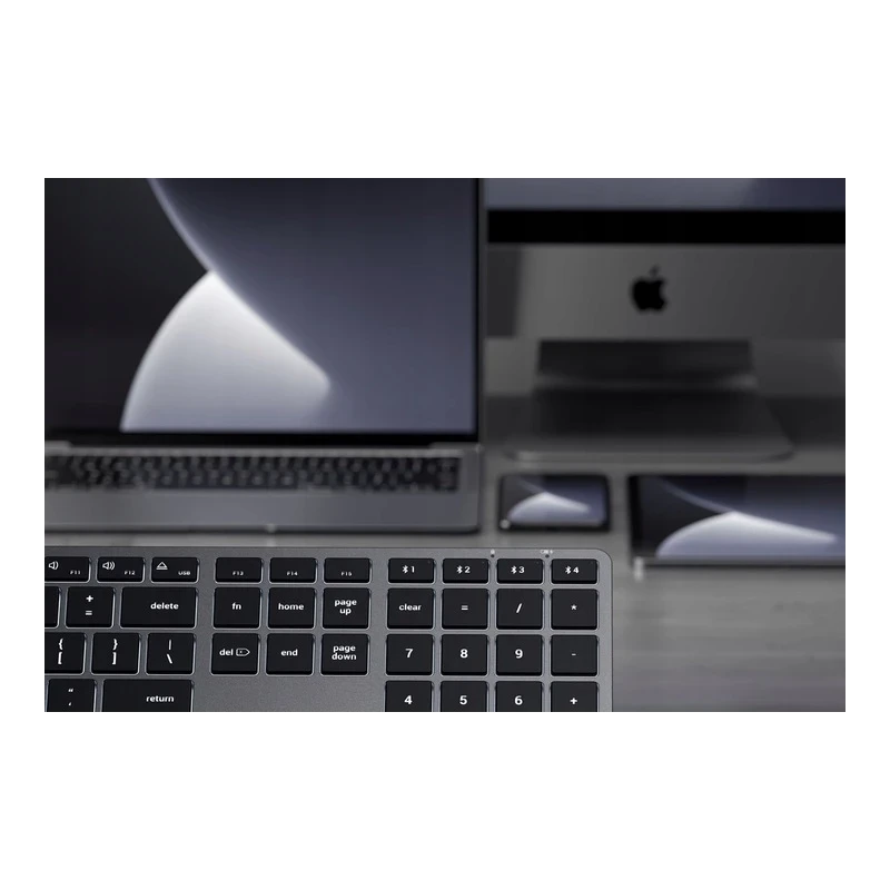 Satechi Slim X3 klawiatura z układem numerycznym Bluetooth USB-C space gray