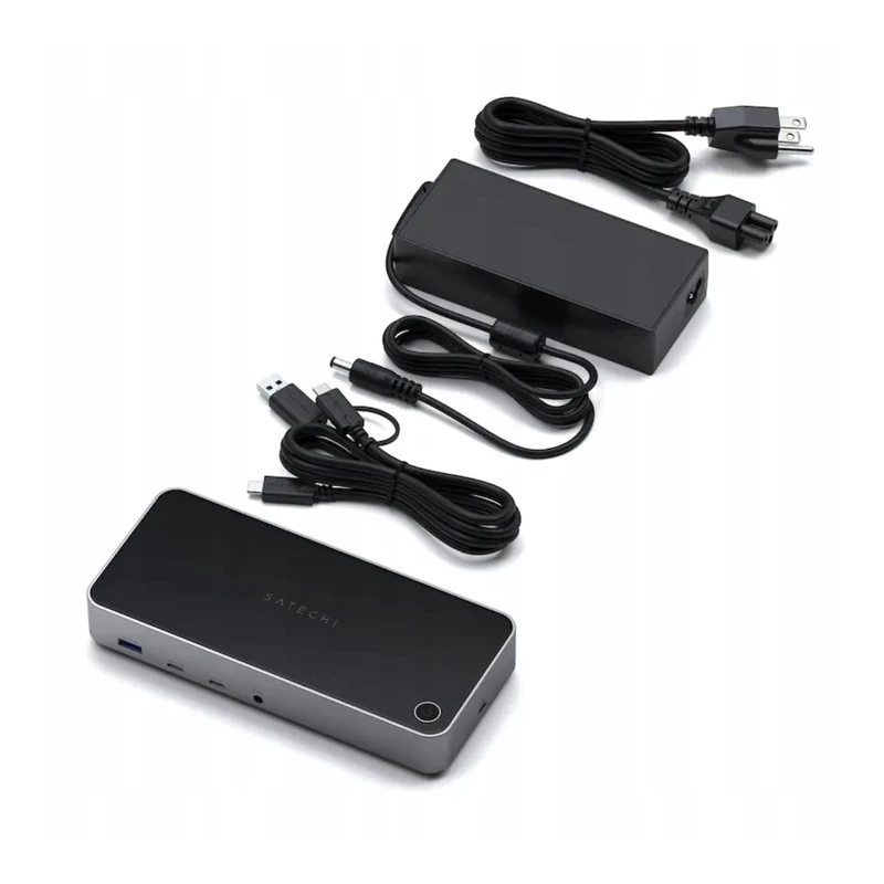 Satechi Triple 4K Display Docking Station - stacja dokująca do monitorów 4K (Mac/Windows OS) (3x 4K/60 Hz, 100W, 2x DisplayPort 