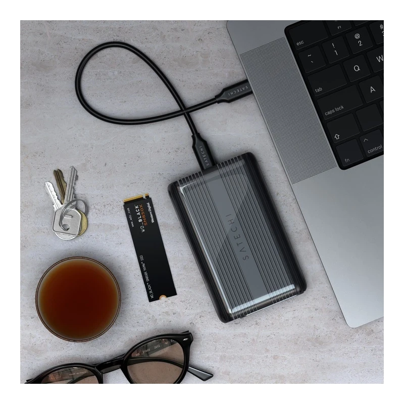 Satechi USB4 NVMe SSD Pro Enclosure - adapter dysku NVMe SSD (space gray)