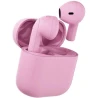 Happy Plugs Joy stylowe bezprzewodowe słuchawki douszne etui ładujące pink