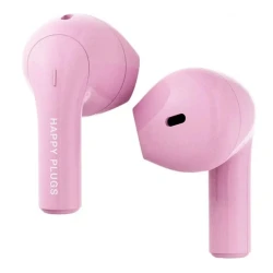 Happy Plugs Joy stylowe bezprzewodowe słuchawki douszne etui ładujące pink