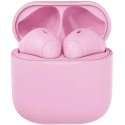 Happy Plugs Joy stylowe bezprzewodowe słuchawki douszne etui ładujące pink