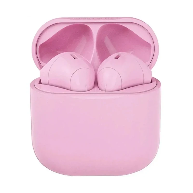 Happy Plugs Joy stylowe bezprzewodowe słuchawki douszne etui ładujące pink