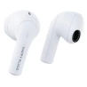 Happy Plugs Joy stylowe bezprzewodowe słuchawki douszne etui ładujące white