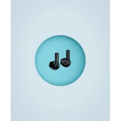 Happy Plugs Joy stylowe bezprzewodowe słuchawki douszne etui ładujące black