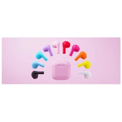 Happy Plugs Joy stylowe bezprzewodowe słuchawki douszne etui ładujące black