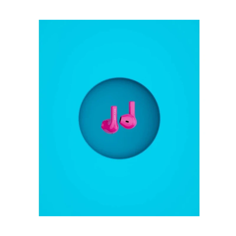 Happy Plugs Joy stylowe bezprzewodowe słuchawki douszne etui ładujące black