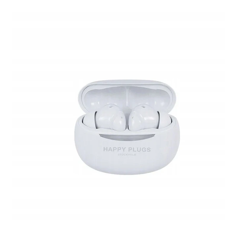 Happy Plugs Joy Pro - bezprzewodowe słuchawki douszne z ANC (white)