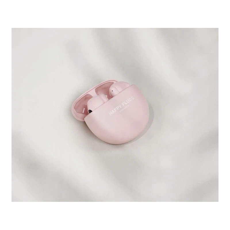 Happy Plugs Joy Lite - bezprzewodowe słuchawki douszne z ENC (pink)