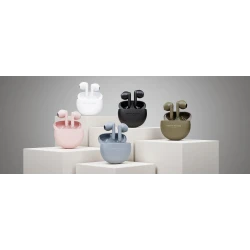 Happy Plugs Joy Lite bezprzewodowe słuchawki douszne ENC etui ładujące BT