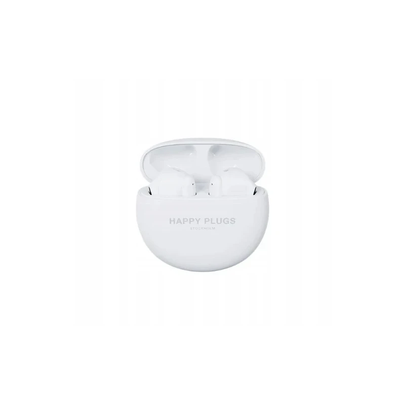 Happy Plugs Joy Lite - bezprzewodowe słuchawki douszne z ENC (white)