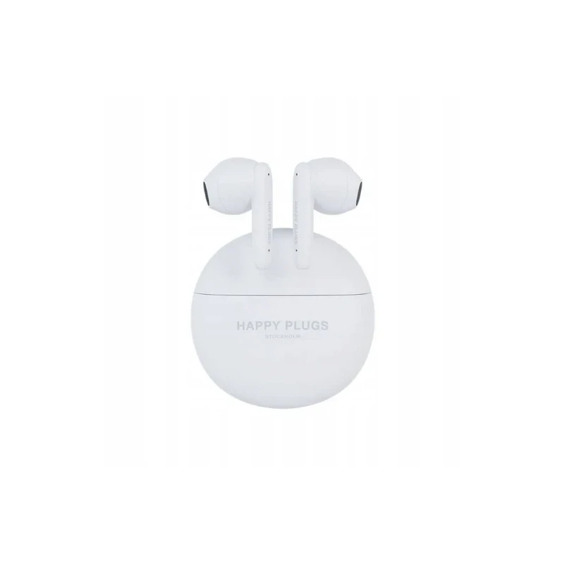 Happy Plugs Joy Lite - bezprzewodowe słuchawki douszne z ENC (white)