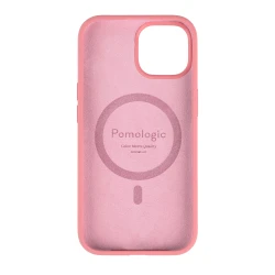 Pomologic CoverCase - silikonowa obudowa ochronna do iPhone 15 kompatybilna z MagSafe (pink)