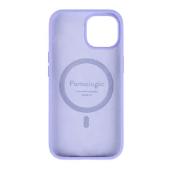 Pomologic CoverCase - silikonowa obudowa ochronna do iPhone 15 kompatybilna z MagSafe (light purple)