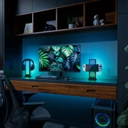 Nanoleaf Pegboard Desk Dock podświetlana stacja dokująca USB-C PD USB-A