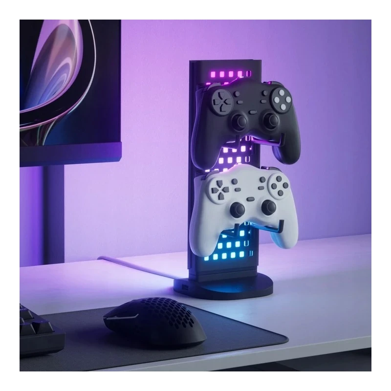 Nanoleaf Pegboard Desk Dock - podświetlana stacja dokująca do urządzeń peryferyjnych