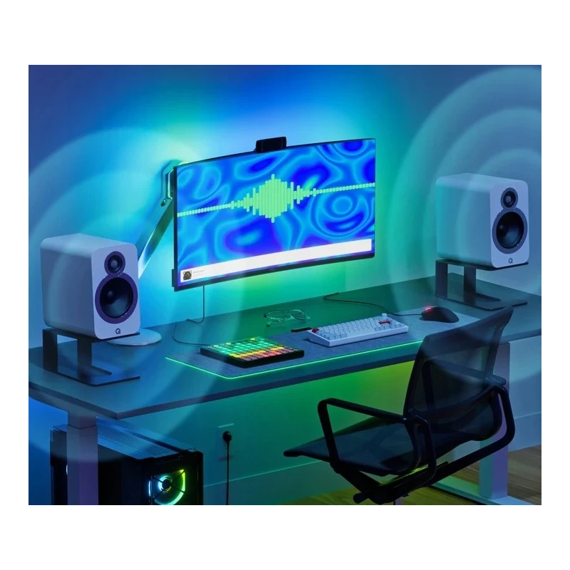 Nanoleaf 4D PC Screen Mirror Lightstrip - system inteligentnego podświetlenia monitora do 32" (2,5m)