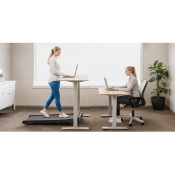 UREVO Spacewalk E3S Domowa bieżnia elektryczna pod łóżko walkingpad czarna