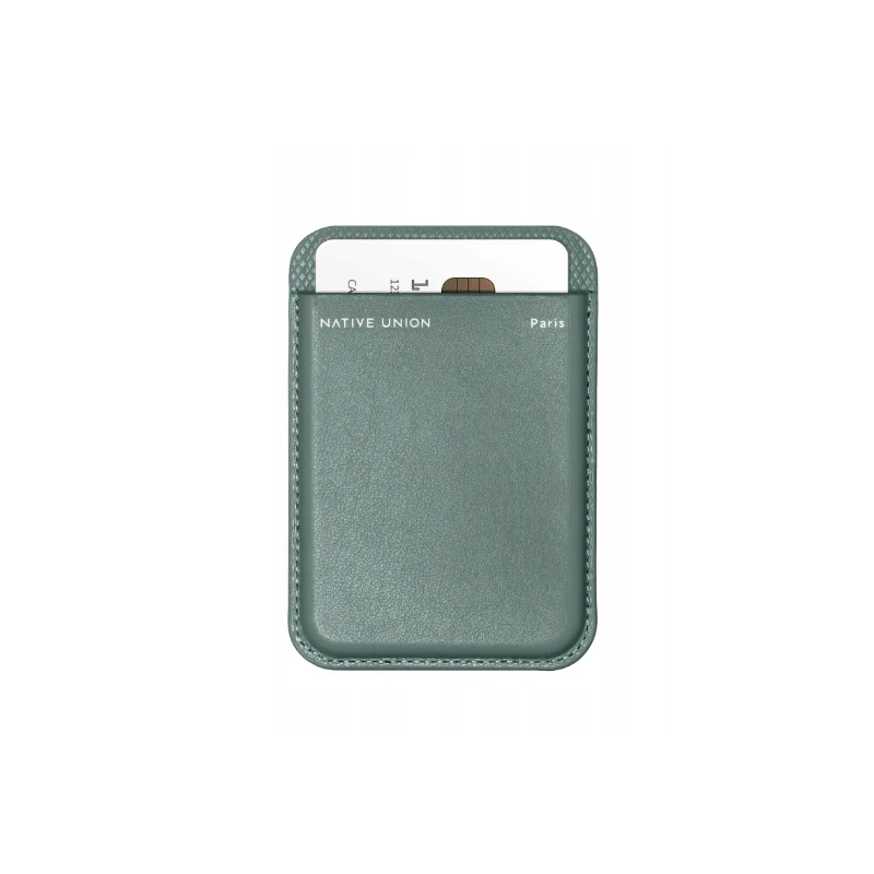 Native Union (Re)Classic Wallet - skórzany portfel kompatybilny z MagSafe (slate green)