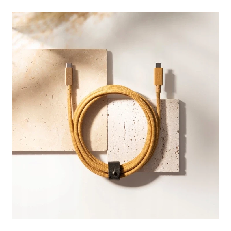 Native Union Belt Cable Pro 240W - kabel USB-C - USB-C, 2,4 m (kraft)