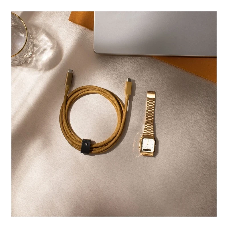 Native Union Belt Cable Pro 240W - kabel USB-C - USB-C, 2,4 m (kraft)