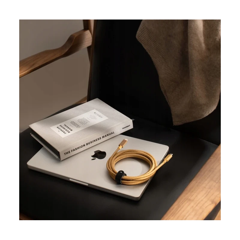 Native Union Belt Cable Pro 240W - kabel USB-C - USB-C, 2,4 m (kraft)