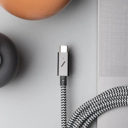 Native Union Pro przewód z zapięciem oplot kabel USB-C / USB-C 2.4m 240W (slate green)