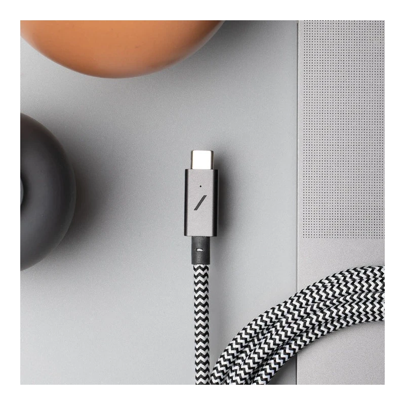Native Union Belt Cable Pro 240W - kabel USB-C - USB-C, 2,4 m (slate green)