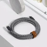Native Union XL przewód w oplocie z zapięciem kabel USB-C - Lightning 3m (zebra)