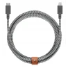 Native Union XL przewód w oplocie z zapięciem kabel USB-C - Lightning 3m (zebra)