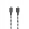 Native Union XL przewód w oplocie z zapięciem kabel USB-C - Lightning 3m (zebra)