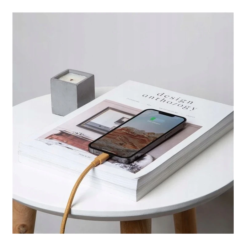 Native Union Belt Cable XL - kabel USB-C - lightning, 3 m (kraft)