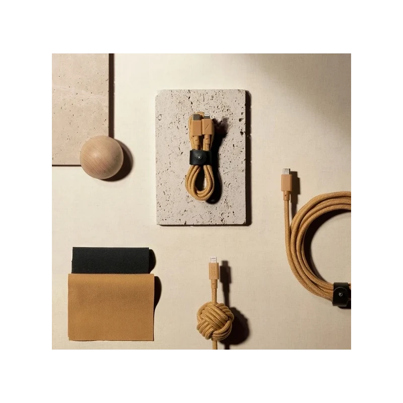 Native Union Belt Cable XL - kabel USB-C - lightning, 3 m (kraft)