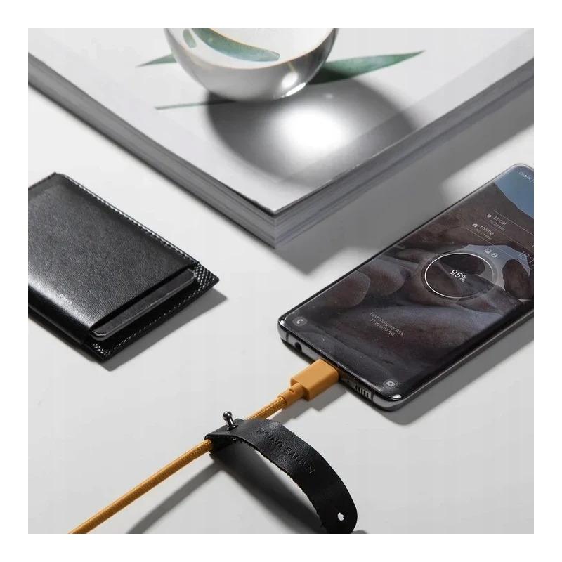 Native Union Belt Cable - kabel USB-C - USB-C, 1,2 m (kraft)