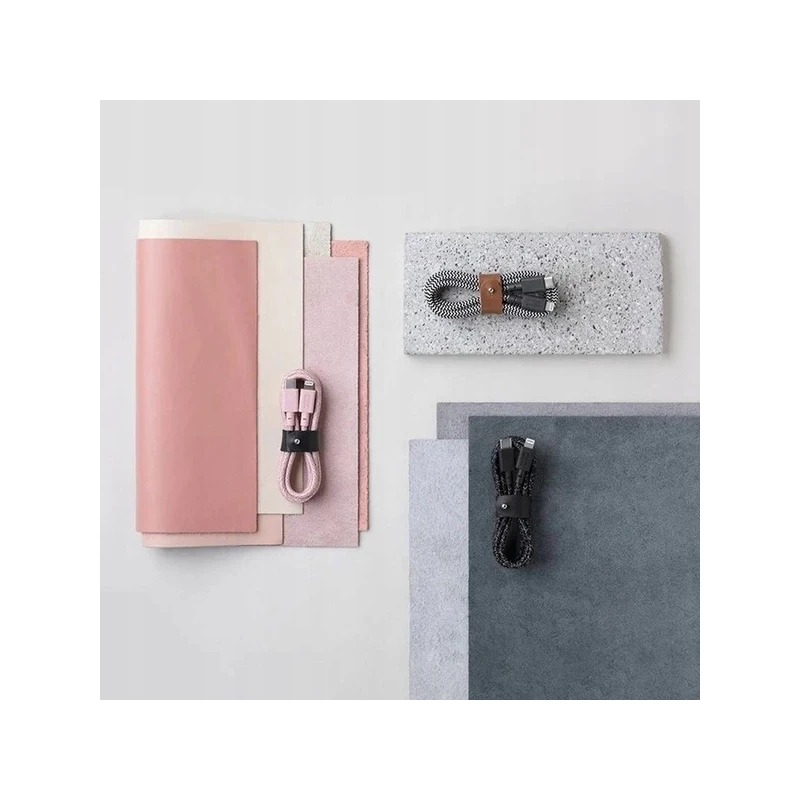 Native Union Belt Cable - kabel USB-C - USB-C, 1,2 m (slate green)