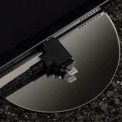 Native Union Duo podwójny przewód w oplocie kabel USB-C-Lighting/USB-C 1,5m (slate green)