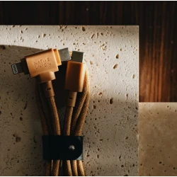 Native Union Duo podwójny przewód w oplocie kabel USB-C-Lighting/USB-C 1,5m (slate green)