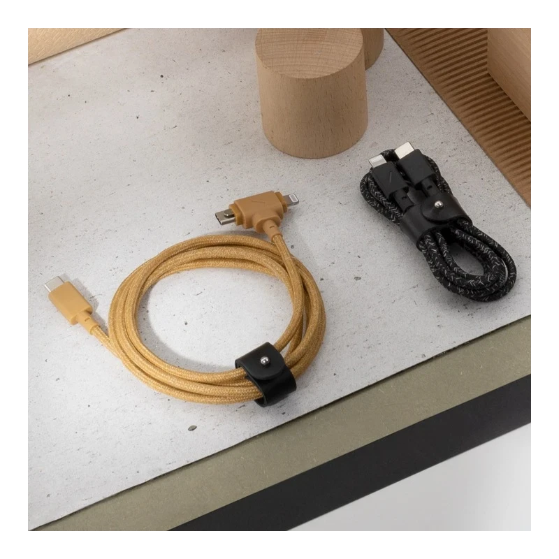Native Union Belt Cable Duo - kabel USB-C - USB-C / lightning, 1,5 m (cosmos)