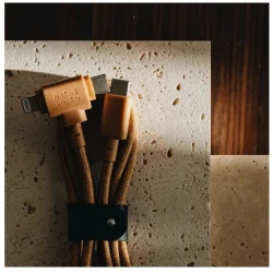 Native Union Duo podwójny przewód w oplocie kabel USB-C-Lighting/USB-C 1,5m (kraft)