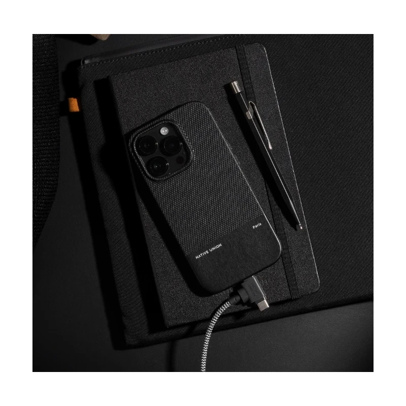 Native Union Belt Cable Duo - kabel USB-C - USB-C / lightning, 1,5 m (zebra)