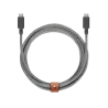 Native Union Belt Cable XL 100W - kabel USB-C - USB-C, 3 m (zebra)