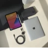 Native Union Anchor 240W mocny przewód kabel w oplocie USB-C - USB-C 3m (slate green)