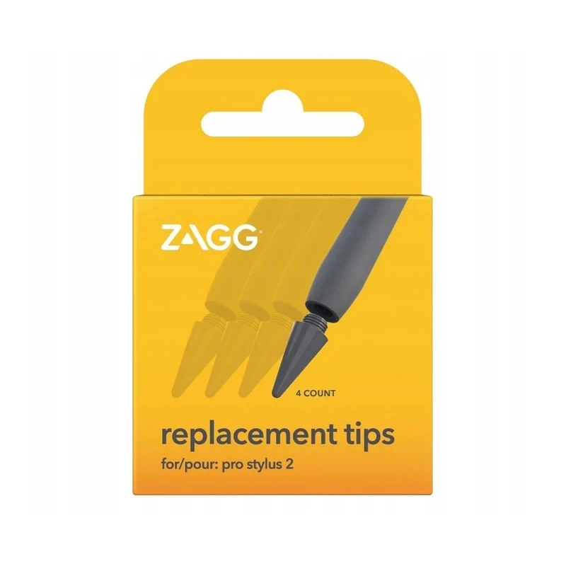 ZAGG wymienne końcówki do rysika ZAGG Pro Stylus 2 - 4szt w zestawie szare