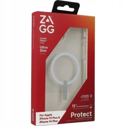 ZAGG Crystal Palace Snap obudowa ochronna iPhone 14/15 Plus z MagSafe clear
