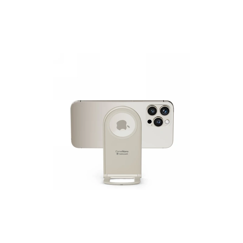 Twelve South Curve Nano - regulowana aluminiowa podstawka magnetyczna do iPhone (dune)